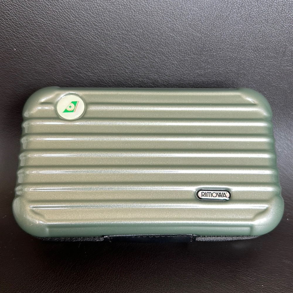 Rimowa x EVA Toiletry Travel Case - Silver/Green